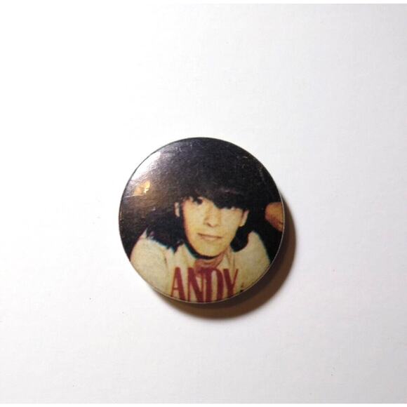 Duran Duran Andy Taylor Vintage 1980's Badge Button Pinback Pop Rock New Wave - Picture 1 of 2
